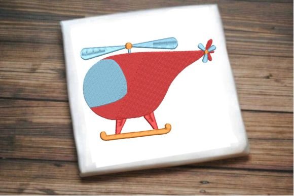 Adorable Small Helicopter Embroidery Review