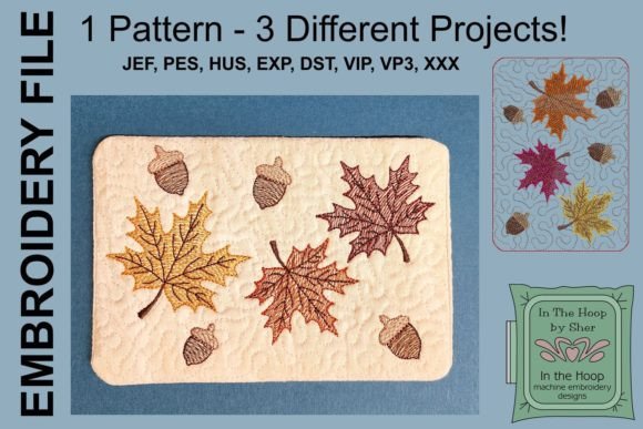 Autumn Leaves Mug Rug Review for Business Merchandise