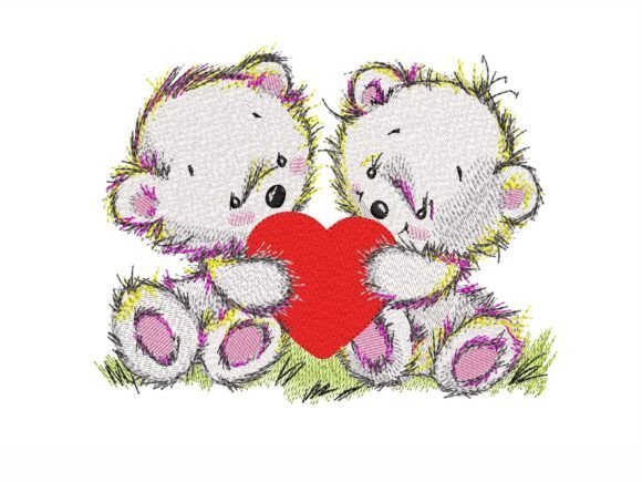Bears with Heart Embroidery Review
