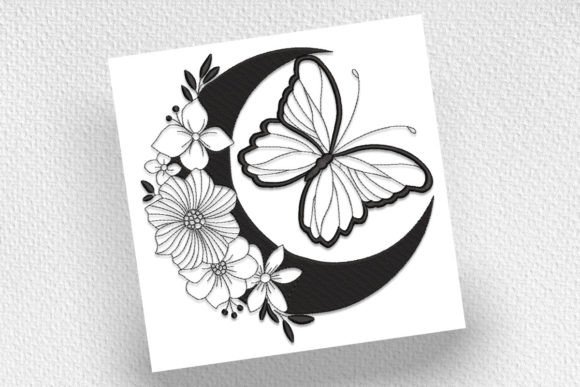 Butterfly with Moon Embroidery Review