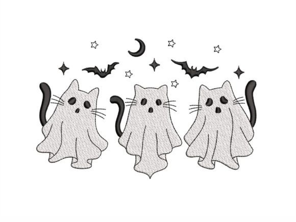 Cat Ghost Embroidery Design Review
