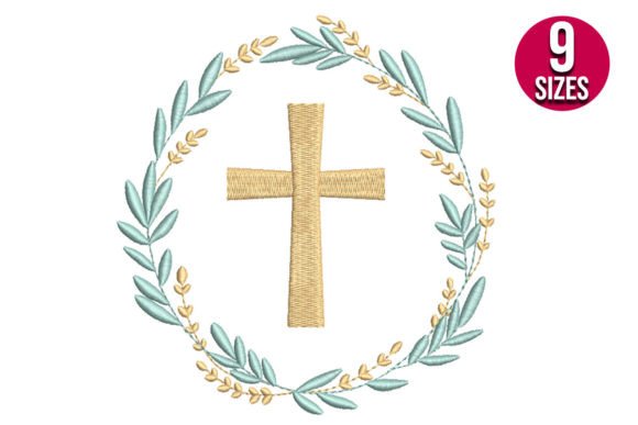 Cross with Wreath Embroidery Review