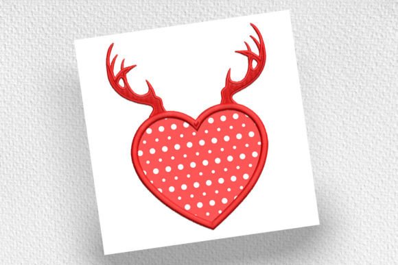 Heart with Antlers Applique Review
