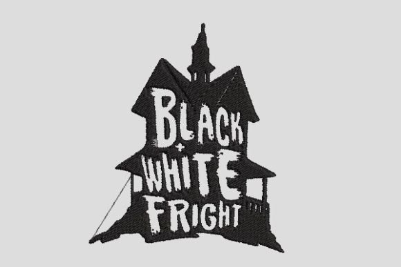 Horror Black White Fright Halloween Embroidery Review