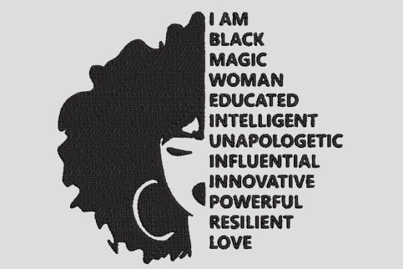 I Am Black Magic Woman Embroidery Review