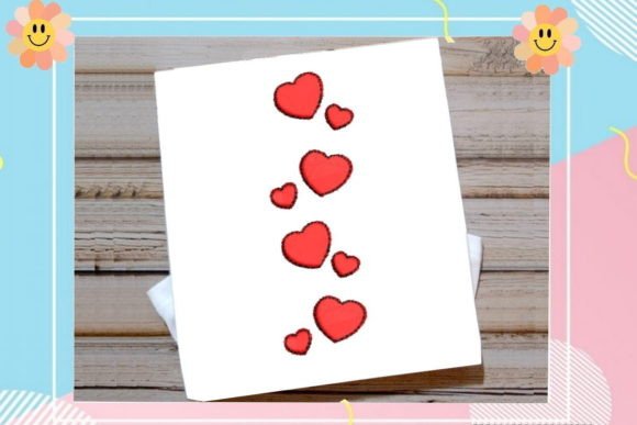 Multi Heart Border Review for Craft Fair Products
