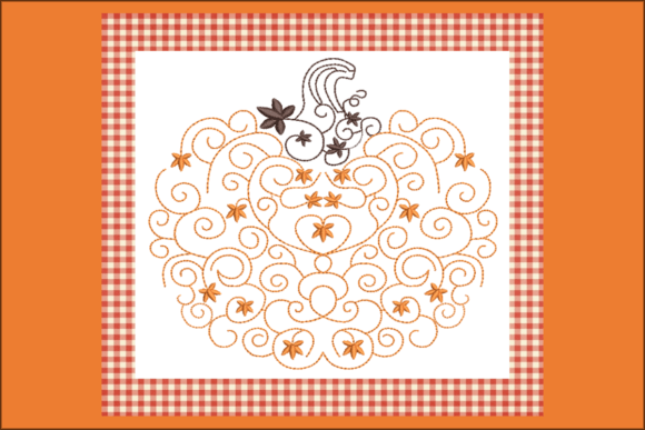 Pumpkin Scroll-B Embroidery Review