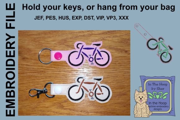 Road Bike Key Fob Embroidery Review