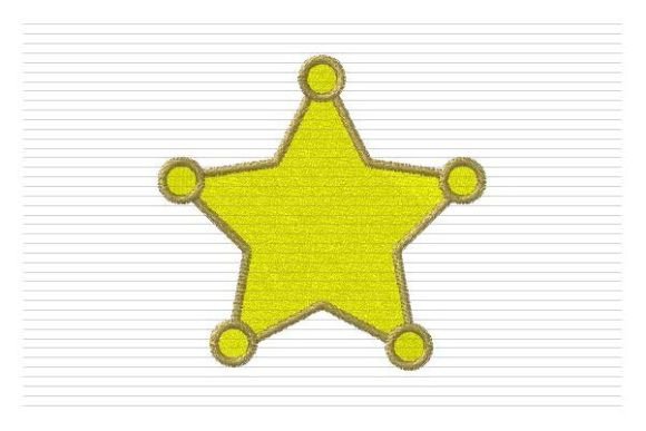 Sheriff Star Kid Embroidery Review