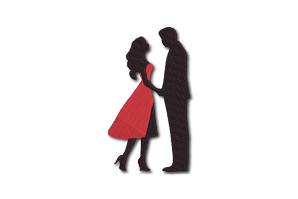 Silhouette of a Couple Embroidery Design Review