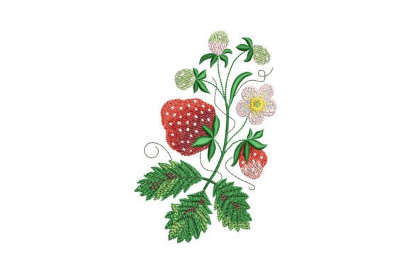 Strawberry Bouquet Embroidery Review