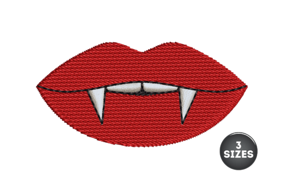 Vampire Teeth Embroidery Design Review